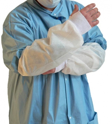 MDS PE涂层一次性拇指孔保护臂套