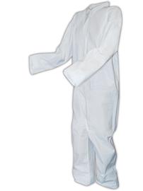 #DCWH-SIZE-BB Disposable Microporous Standard Protective Coveralls with open cuffs.