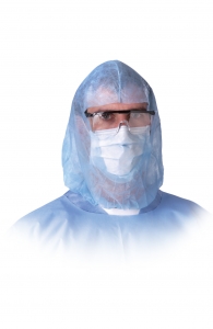 NONSH600 Medline®一次性多层外科医生头套和胡子套，弹性颈部