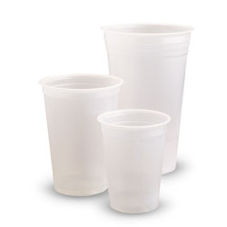 塑料半透明杯，Solo®一次性塑料半透明饮用杯- 3.5盎司