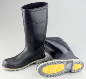 Flex3 PVC工业靴，带钢头和柄