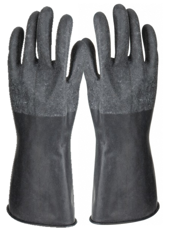 CP14R Guardian®制造粗糙弯曲的手丁基手套- 14米