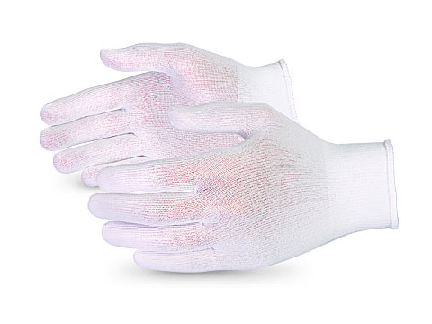 #STN120 -高级手套®确定针织无缝针织尼龙无尘室手套