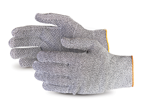 S13GDSTD Superior Glove®Sure Knit™13-Gauge Composite Knit和Dyneema®抗切割工作手套w/ PVC Dots