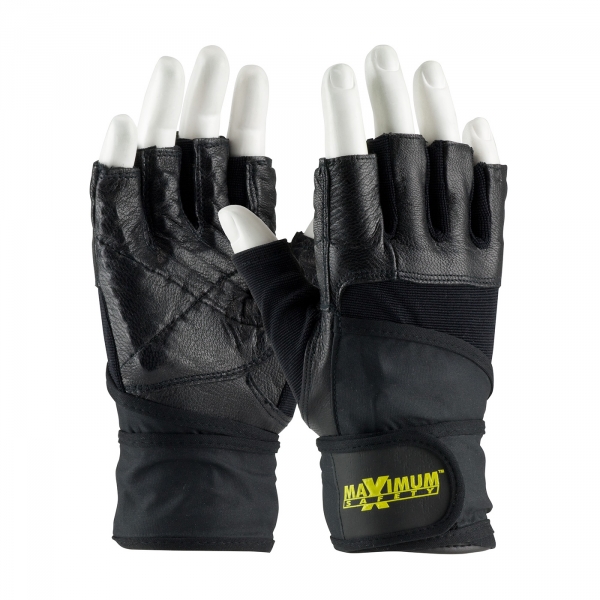 PIP® Maximum Safety® Anti-Vibration Half Finger Glove #122-AV20