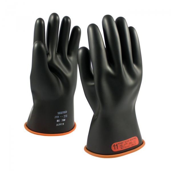 PIP®NOVAX®0级橡胶绝缘11 '手套，带直袖