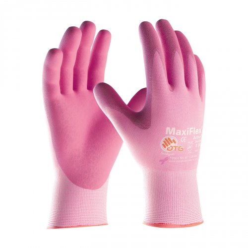 PIP®MaxiFlex®Active超轻泡沫丁腈通用用途粉红色工作手套