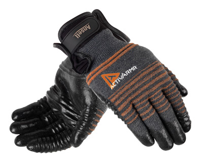 Ansell®ActivArmr®多用途重型涂层防切割防护工作手套，切割等级4