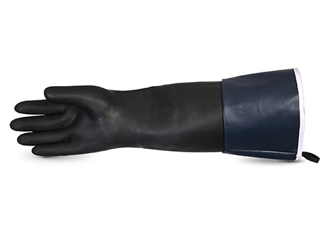 #NE250TRC高级手套Chemstop™terry内衬重型氯丁橡胶手套，带扩展袖口