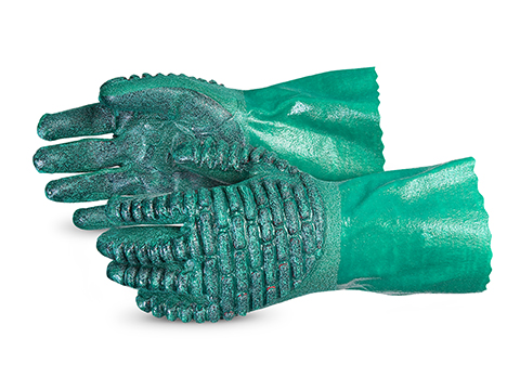 #NT230VSB高级手套®Chemstop™丁腈手套，带陶瓷粉握把和氯丁橡胶背