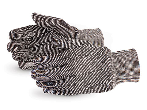 #SPJ9 - Superior Glove®Sure Knit™盐和胡椒9盎司。棉针织羊毛衬里手套