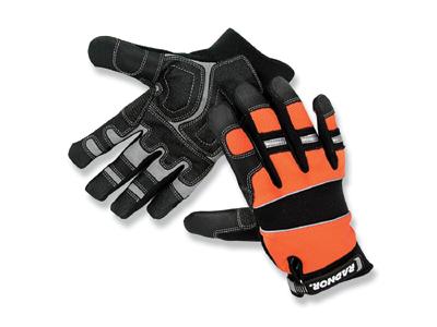 力学Gloves-Hi-Viz橙色