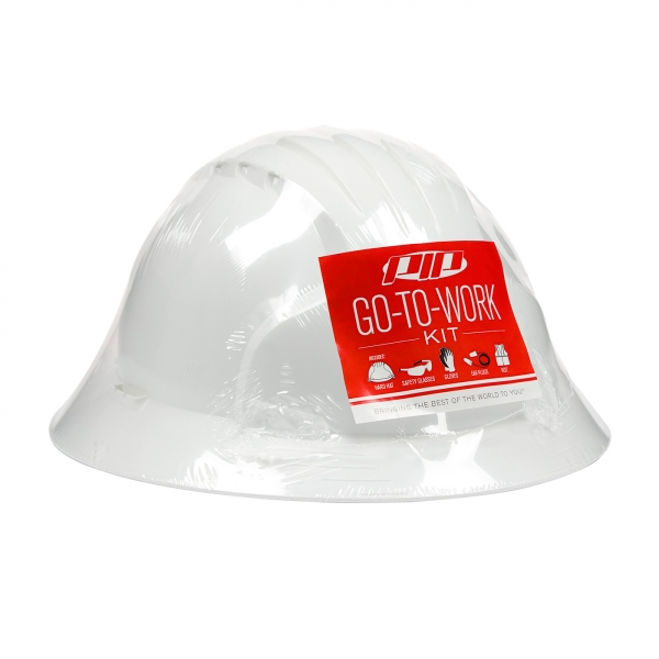 289-GTW-6141 PIP®临时工上班全沿式安全帽套件