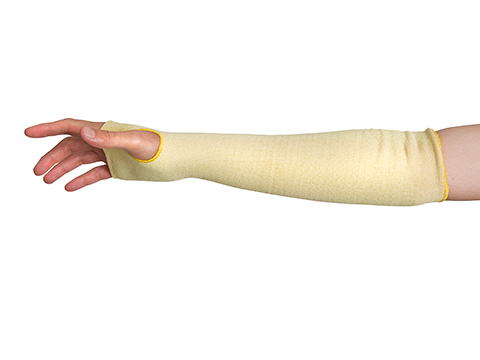 KWAC高级手套®竞争者™Para-aramid防割针织袖带可选拇指孔