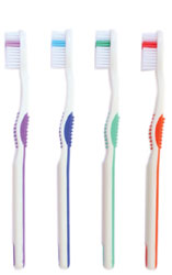 #16659B Oraline®优质A成人牙刷，带小号牙刷头