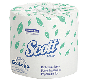 金伯利克拉克®专业0446 Scott®2层标准浴室纸巾卷