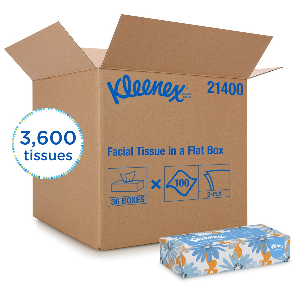 Kimberly Clark®Professional Kleenex®21400 Jr 2层面巾纸