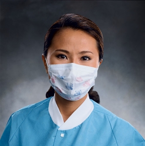 Care Bear Procedure Mask, 47295 Halyard® Health Teddy Bear Disposable Protective Ear Loop  Face Masks